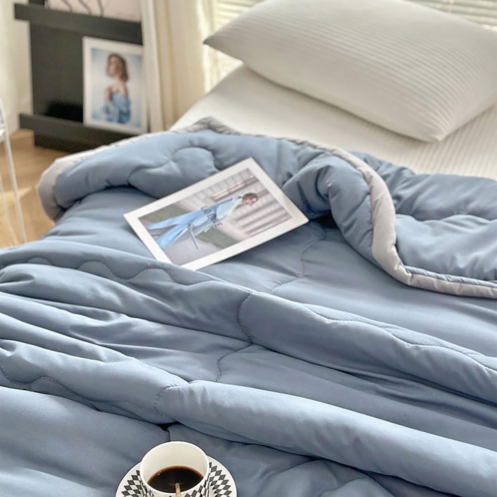 Kühlende Sommerdecke – Leichte atmungsaktive Bettdecke für Schlafzimmer, Sofa & Wohnheim