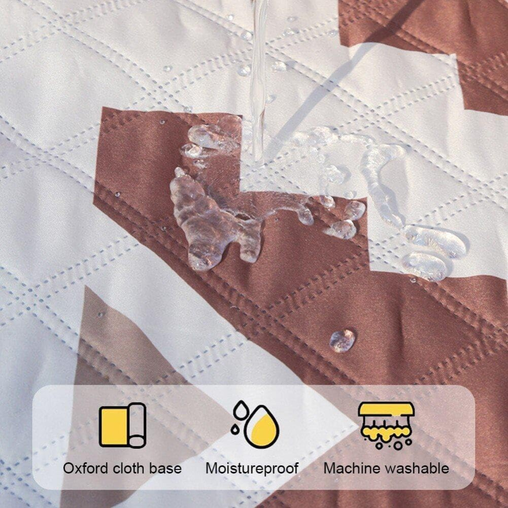 Wasserabweisende Picknickdecke 200 x 200 cm Faltbare Campingmatte aus Oxford-Gewebe mit Tragegurt für Strand und Outdoor