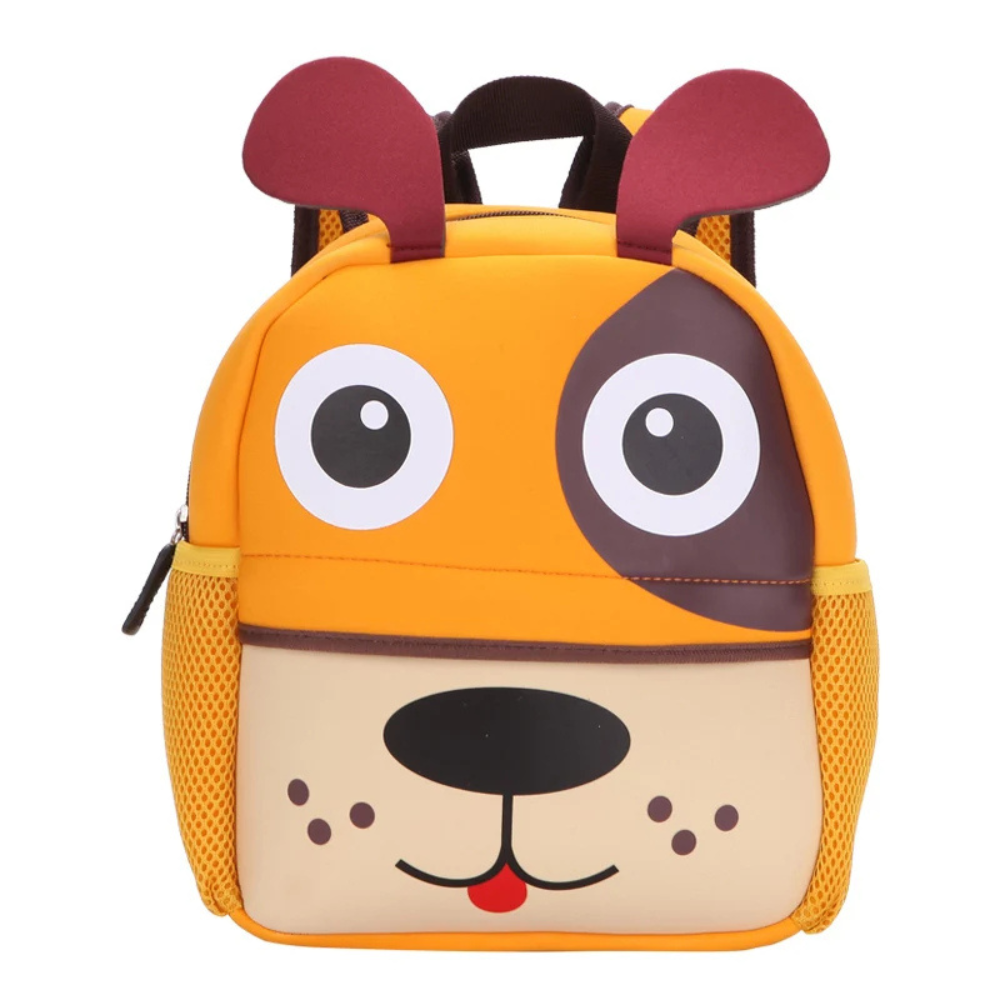 3D-Tier-Rucksack 21 × 8 × 26 cm – Leichter Kindergartenrucksack aus Polyester für 2–5 Jahre