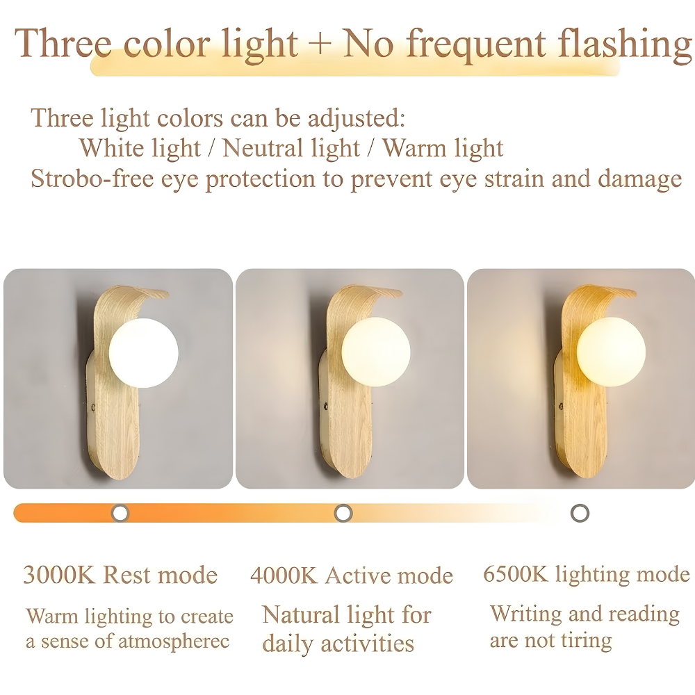 Moderne G9-LED-Wandleuchte mit Acrylschirm – elegante, kugelförmige Wandleuchte im Japandi-Stil für Flure und Schlafzimmer