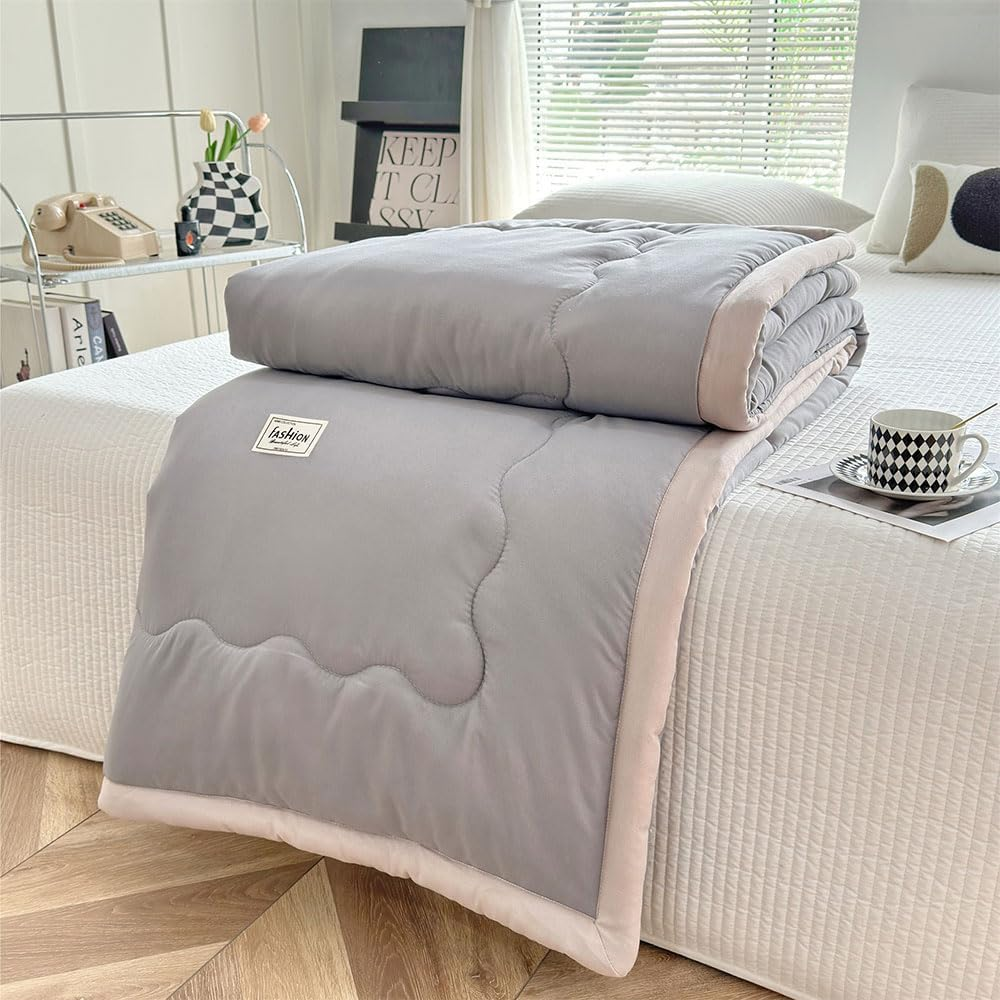 Kühlende Sommerdecke – Leichte atmungsaktive Bettdecke für Schlafzimmer, Sofa & Wohnheim