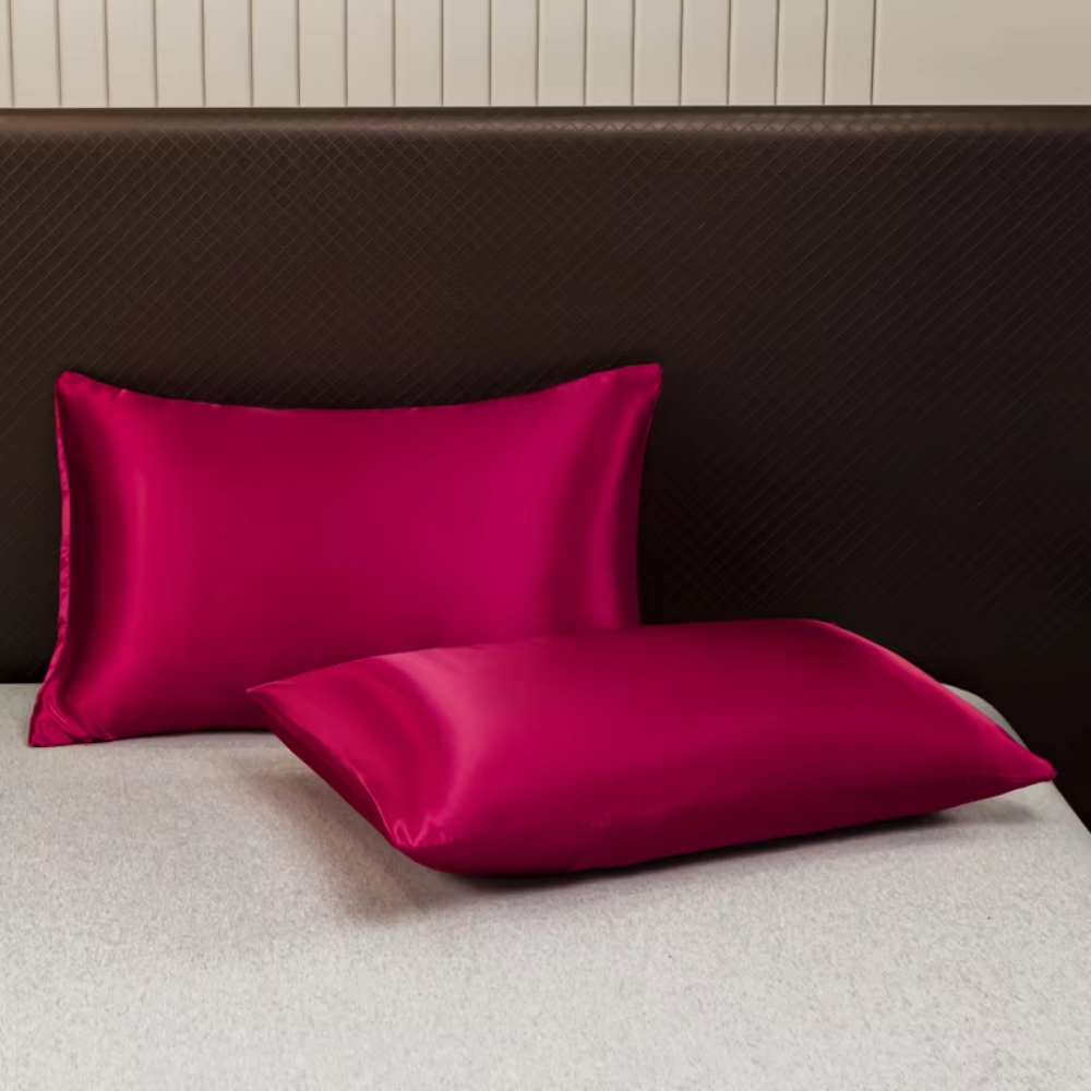 Leichtes Satin Bettwäsche-Set - Seidenweiche Laken mit Kissenbezügen für Schlafzimmer