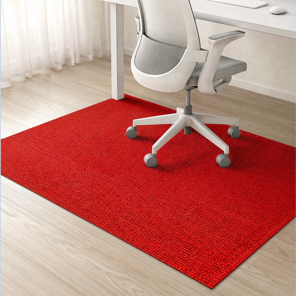 Moderne Schreibtischstuhlmatte - Strapazierfähiges Polyester für Büro & Home Office