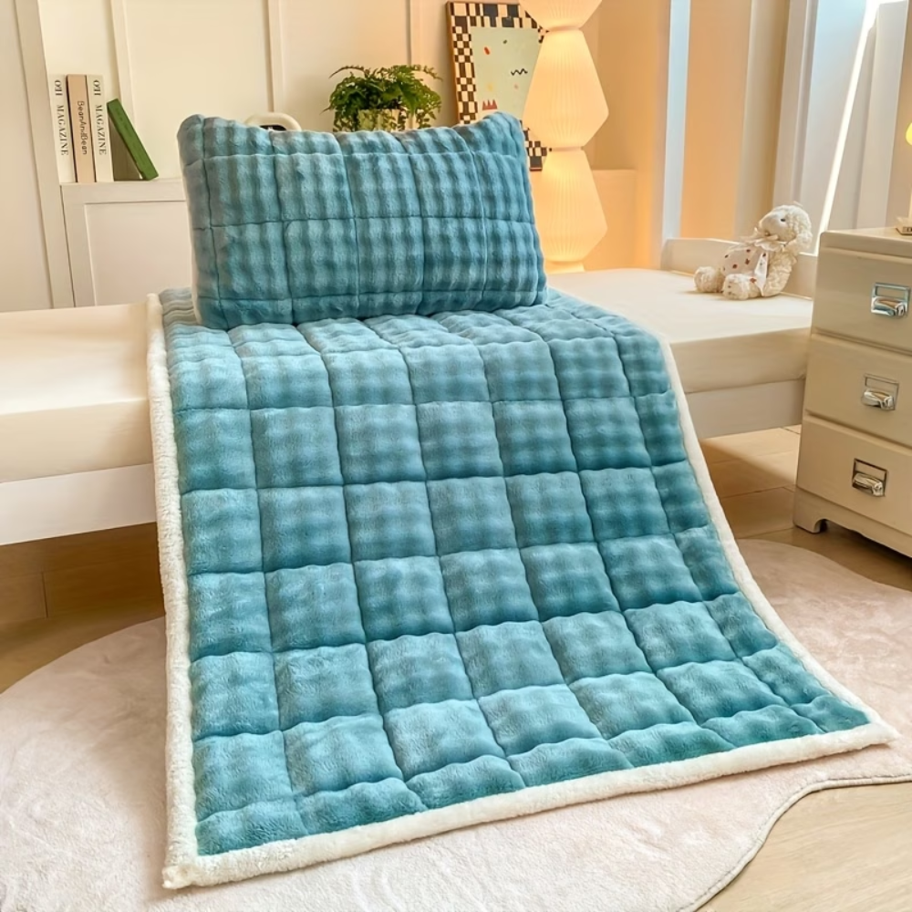 Velours-Matratzenauflage 90x200 bis 200x220 cm – Wärmende Matratzenauflage für den Winter
