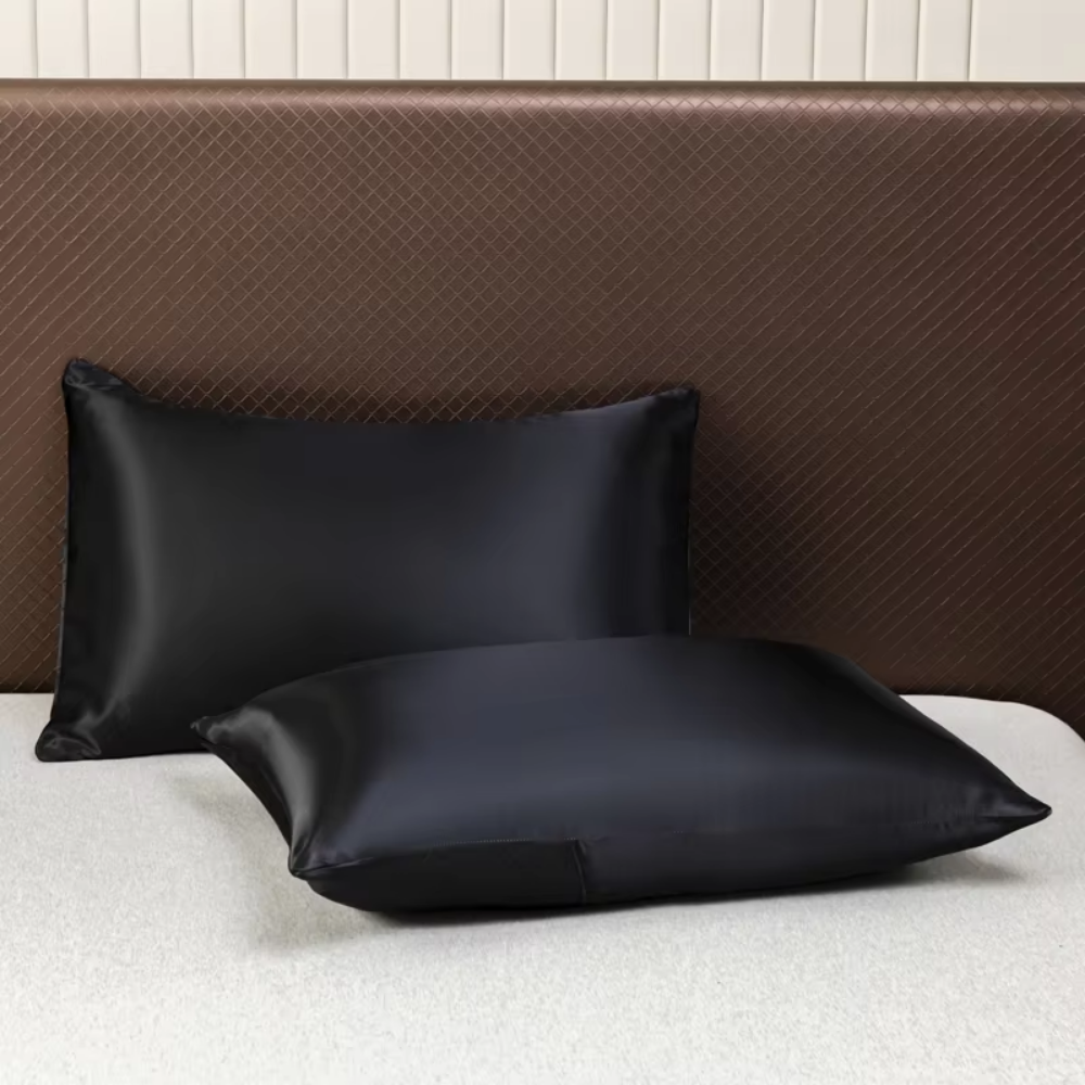 Leichtes Satin Bettwäsche-Set - Seidenweiche Laken mit Kissenbezügen für Schlafzimmer