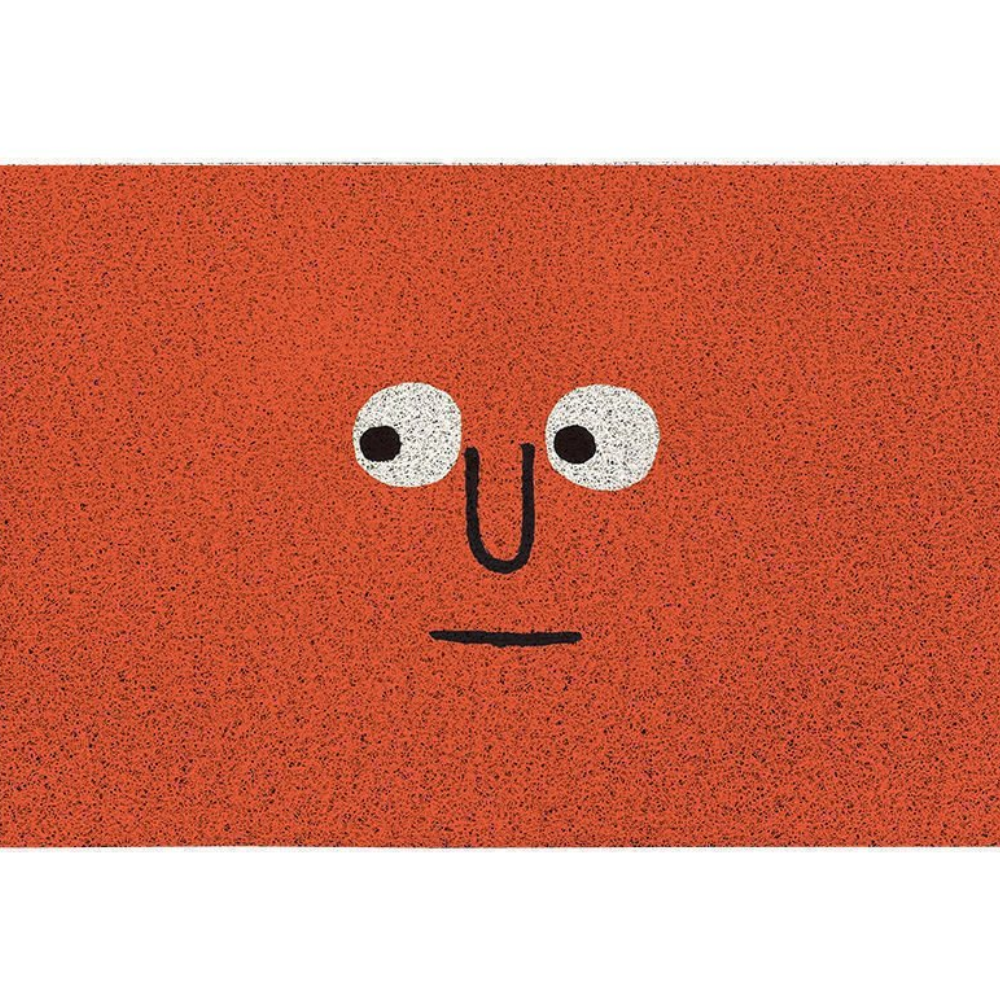 Fußmatte mit Gesichtsmotiv 40x60 bis 60x90 cm – Rutschfeste Schmutzfangmatte für den Eingang