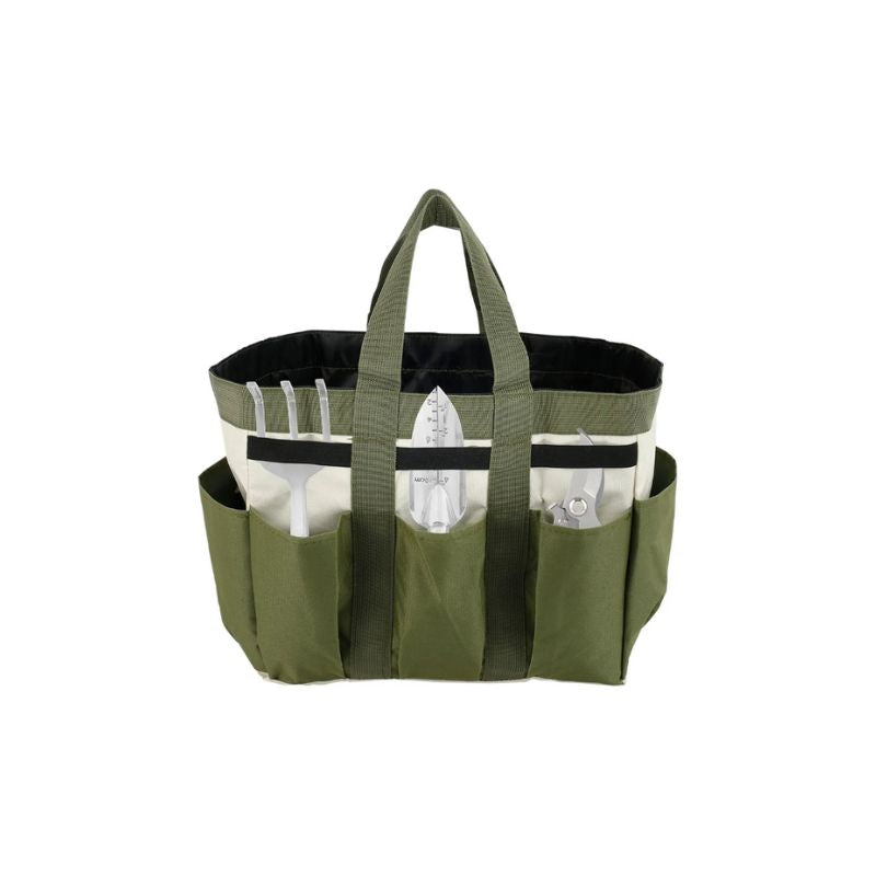 Garten Werkzeugtasche mit Fächern – Robuste Aufbewahrungstasche für Gartenwerkzeug, Pflanzenpflege & Outdoor