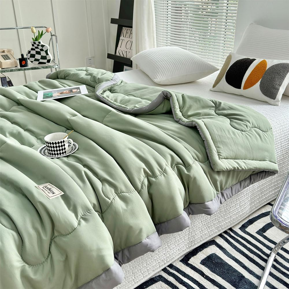 Kühlende Sommerdecke – Leichte atmungsaktive Bettdecke für Schlafzimmer, Sofa & Wohnheim
