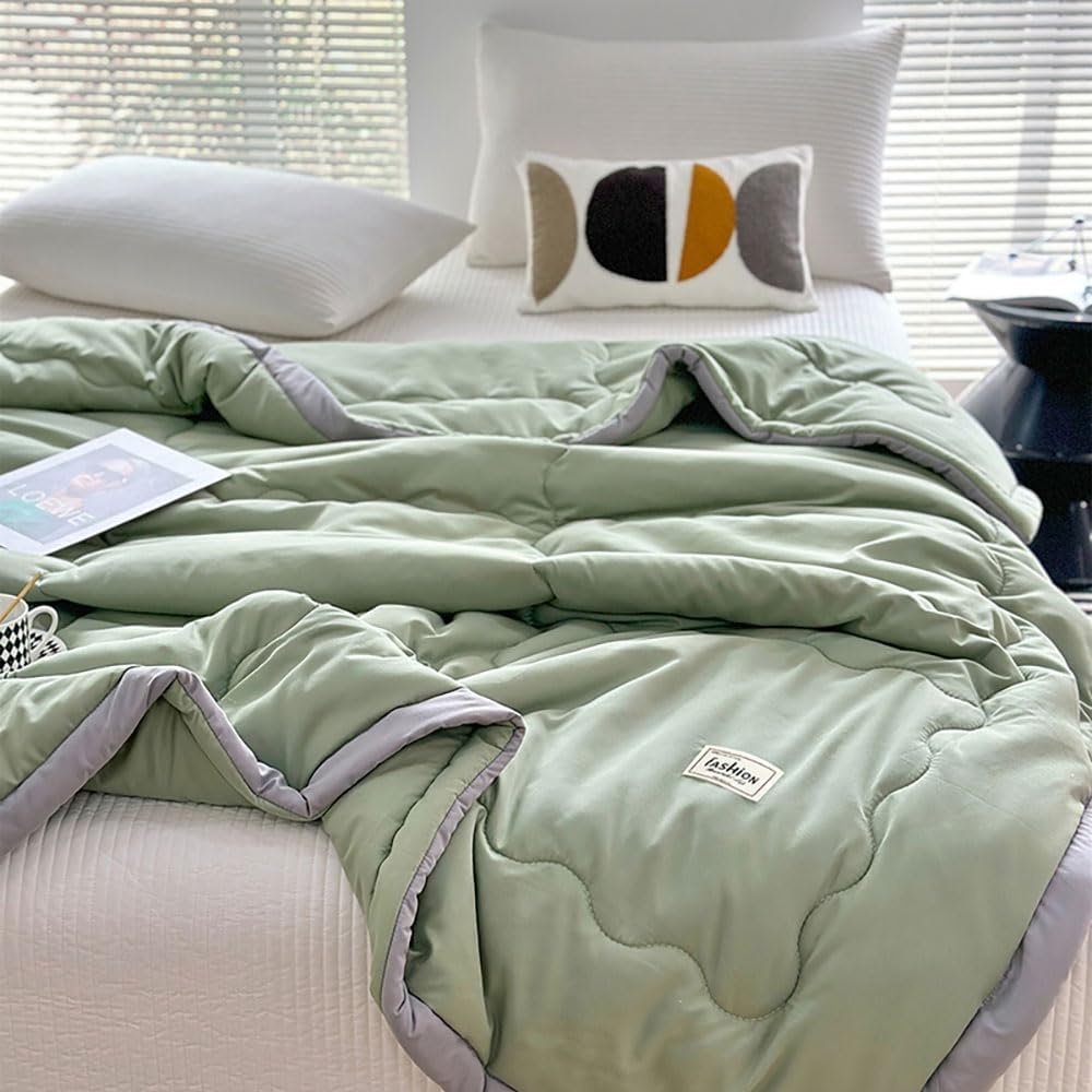 Kühlende Sommerdecke – Leichte atmungsaktive Bettdecke für Schlafzimmer, Sofa & Wohnheim
