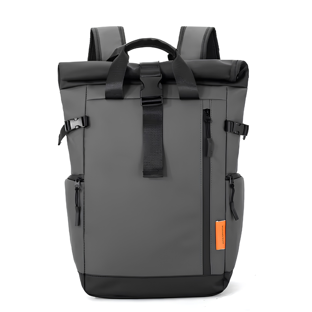 Wasserdichter Roll-Top Reiserucksack für Herren - 15,6 Zoll Laptop Rucksack mit 20-35L Kapazität