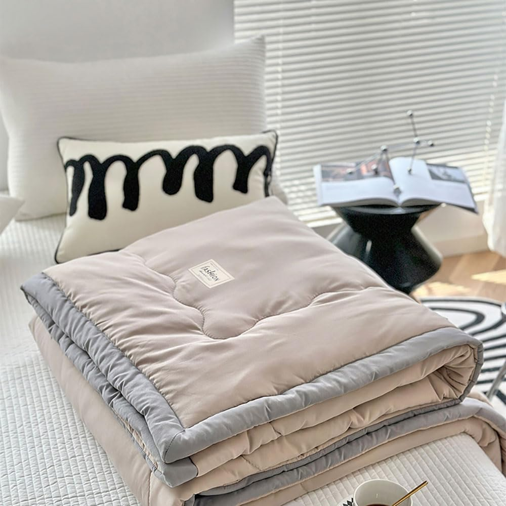 Kühlende Sommerdecke – Leichte atmungsaktive Bettdecke für Schlafzimmer, Sofa & Wohnheim