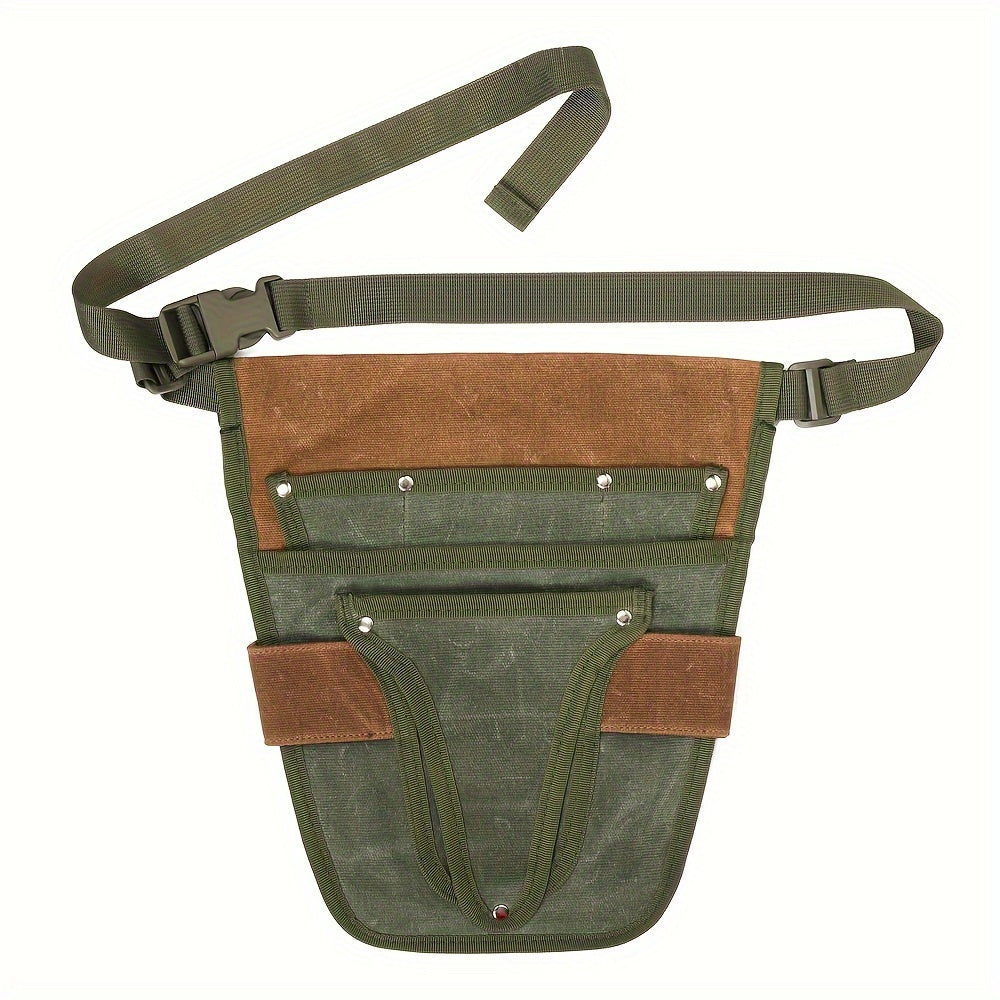 Garten Werkzeuggürtel mit Taschen – Tragbare Werkzeugtasche für Gartenarbeit, Pflanzenpflege & Outdoor