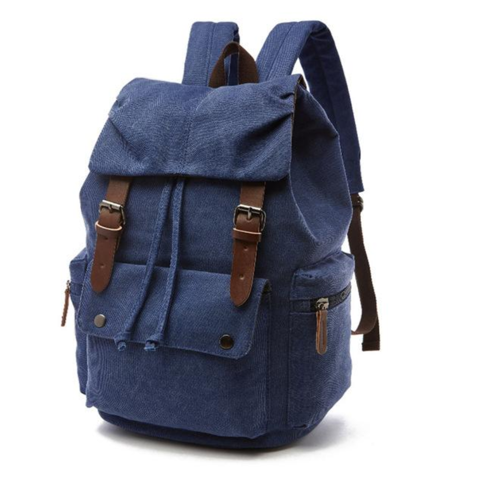Vento Vintage Canvas Rucksack Herren & Damen - Robuster Laptop Rucksack für Schule, Uni & Reisen