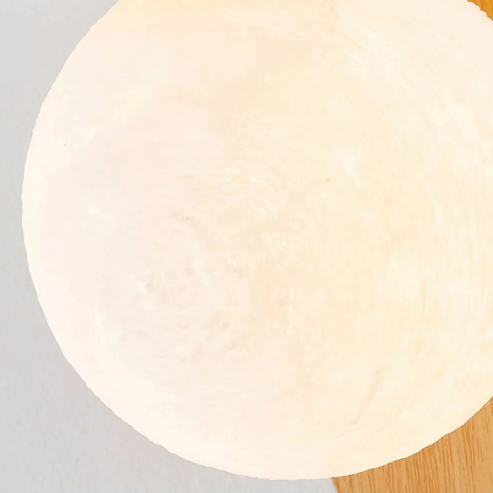 Moderne G9-LED-Wandleuchte mit Acrylschirm – elegante, kugelförmige Wandleuchte im Japandi-Stil für Flure und Schlafzimmer