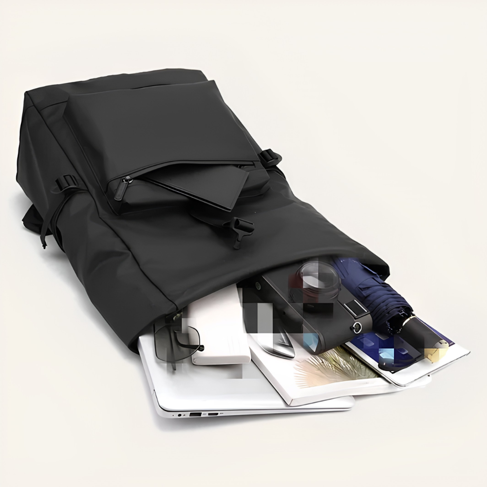 Urbaner Herren-Laptoprucksack 44 × 28 × 14 cm – Wasserabweisender Rucksack mit Fronttasche und großem Stauraum
