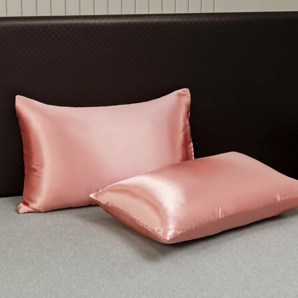 Leichtes Satin Bettwäsche-Set - Seidenweiche Laken mit Kissenbezügen für Schlafzimmer