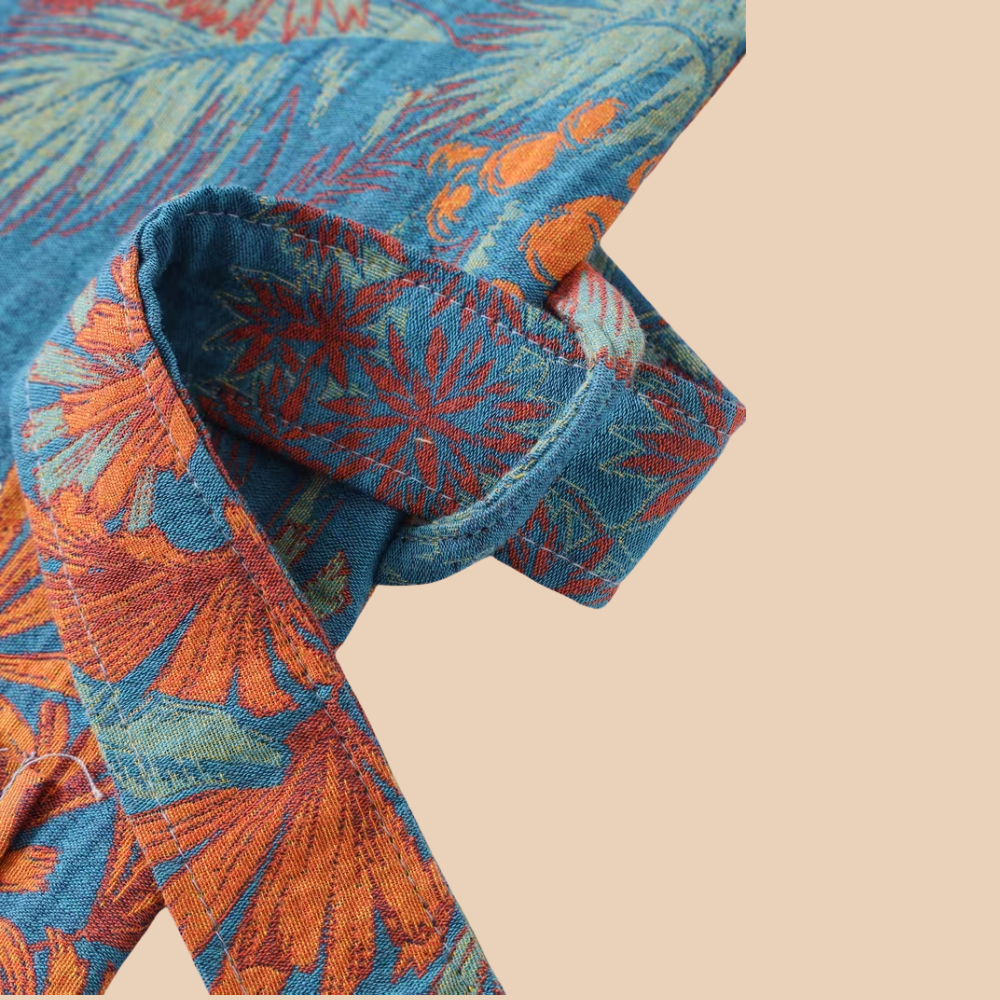 Baumwoll-Gaze Kimono Bademantel - Leichter Morgenmantel & Loungewear für Damen & Herren