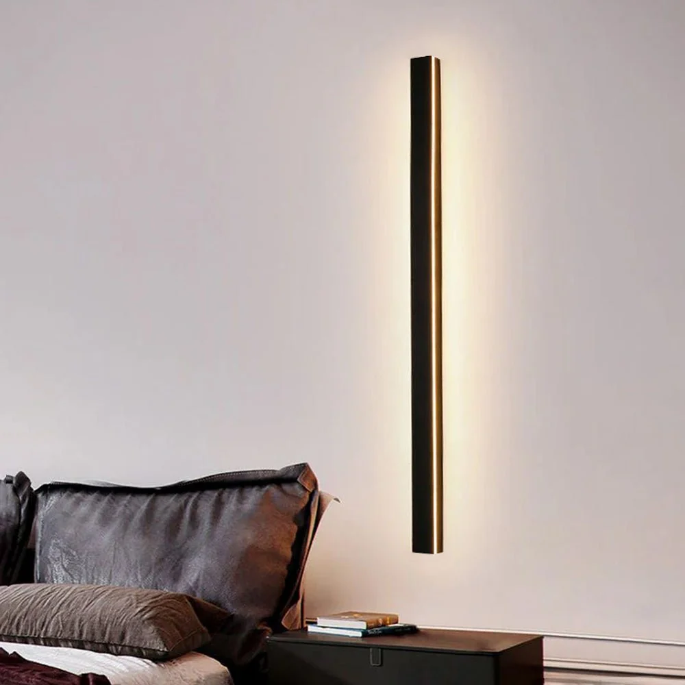 Wasserdichte Lineare LED Außenwandleuchte - IP65 Moderne Wandlampe für Garten & Eingang