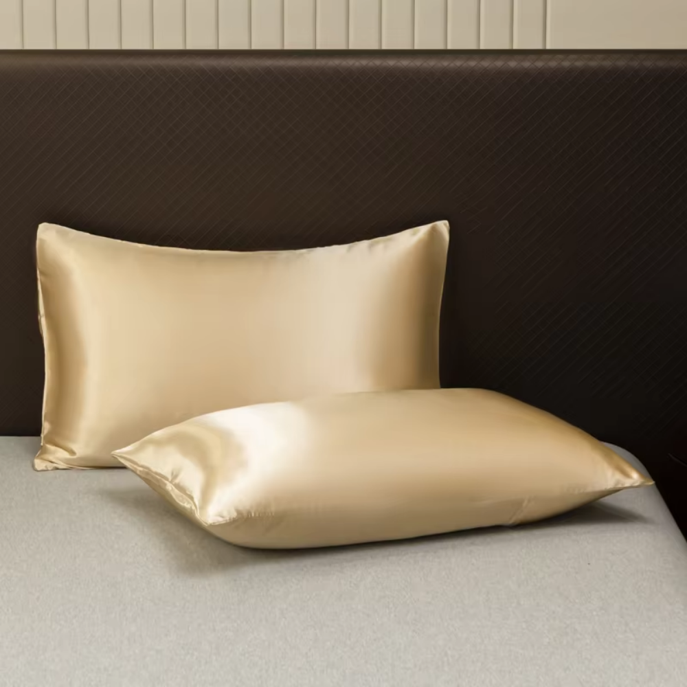 Leichtes Satin Bettwäsche-Set - Seidenweiche Laken mit Kissenbezügen für Schlafzimmer