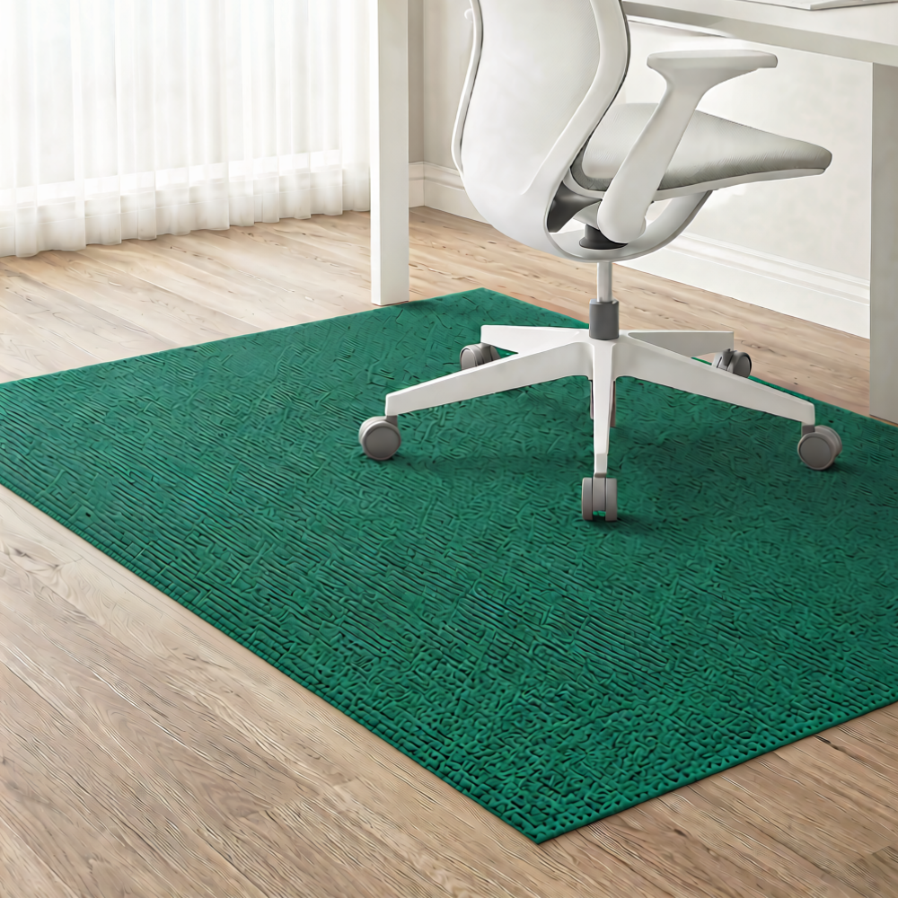 Moderne Schreibtischstuhlmatte - Strapazierfähiges Polyester für Büro & Home Office