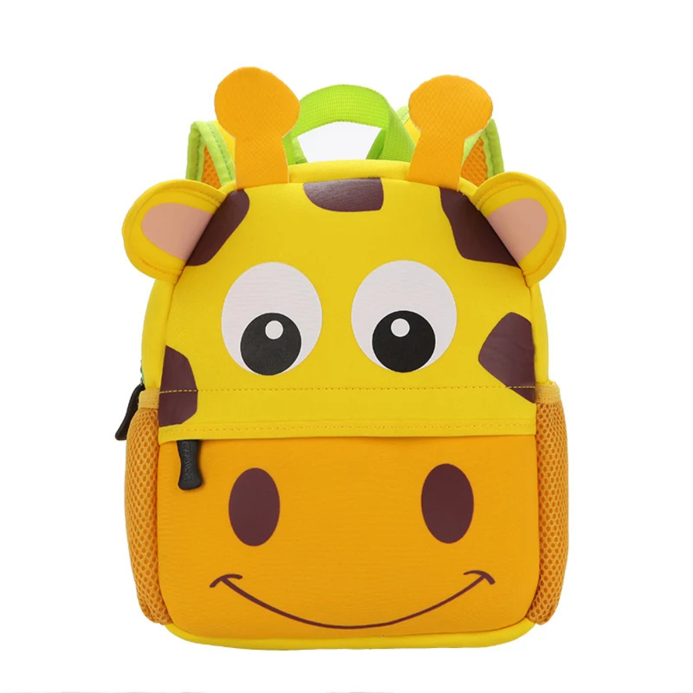 3D-Tier-Rucksack 21 × 8 × 26 cm – Leichter Kindergartenrucksack aus Polyester für 2–5 Jahre