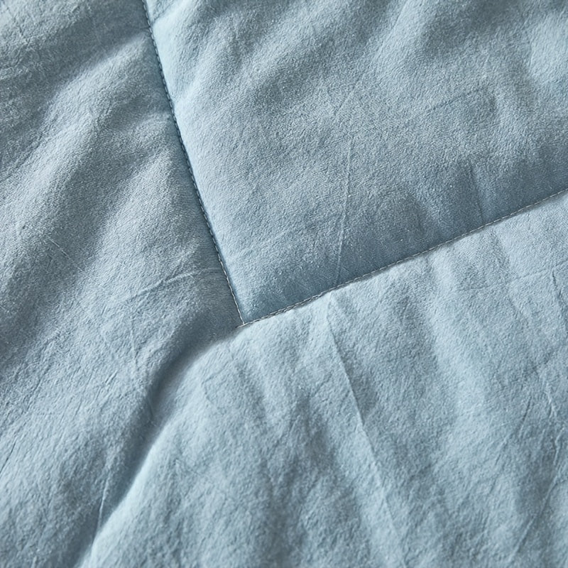 Leichte Sommerdecke – Atmungsaktive gesteppte Bettdecke, weiche Schlafdecke für Schlafzimmer, Sofa & Gästezimmer