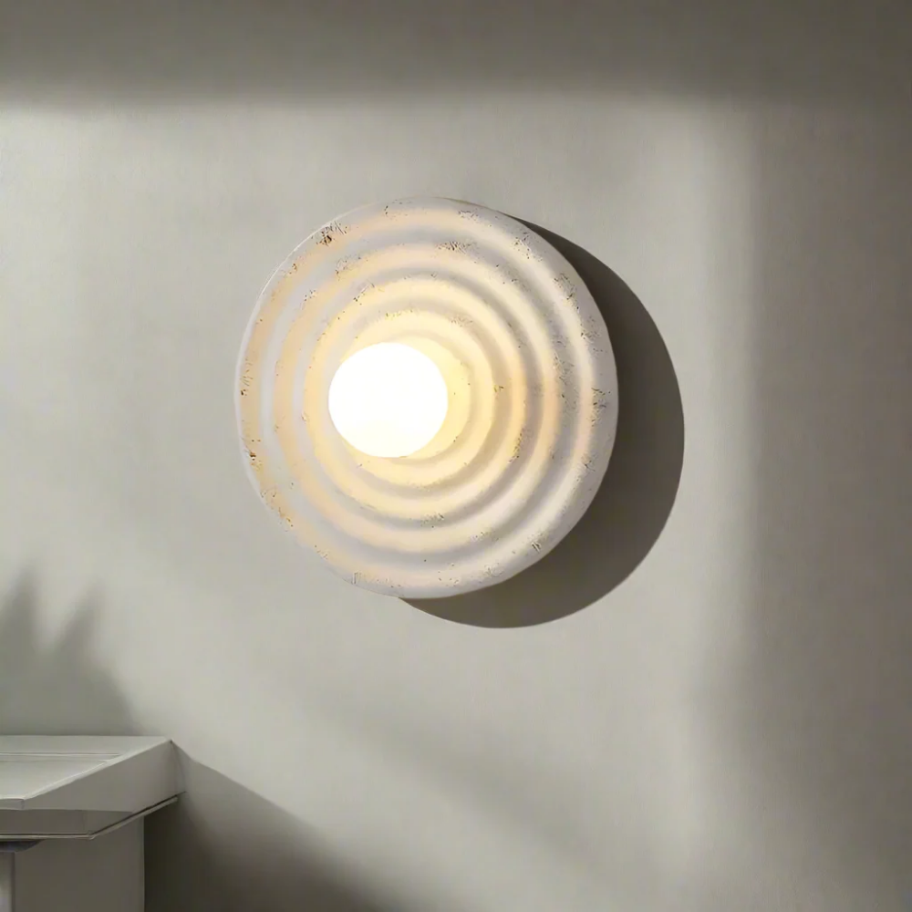 Moderne Runde Designer Wandleuchte - Dekorative Akzentleuchte für Flur & Wohnzimmer