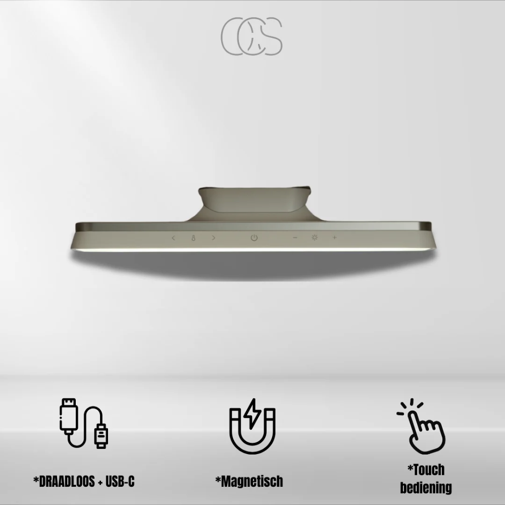 Olin Kabellose LED-Lampe | Magnetisch, Aluminium, Wiederaufladbar