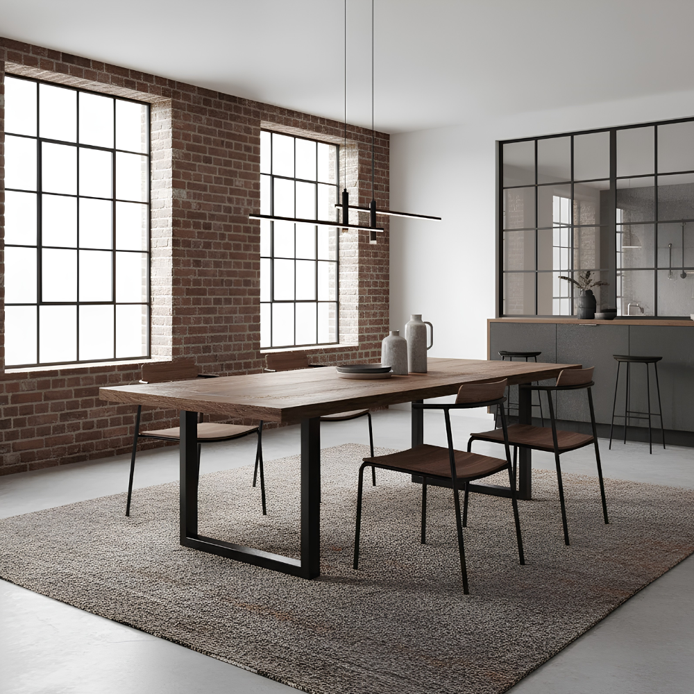 Lineare Pendelleuchte in Schwarz – Höhenverstellbare Metalllampe mit dimmbarem warmem Licht