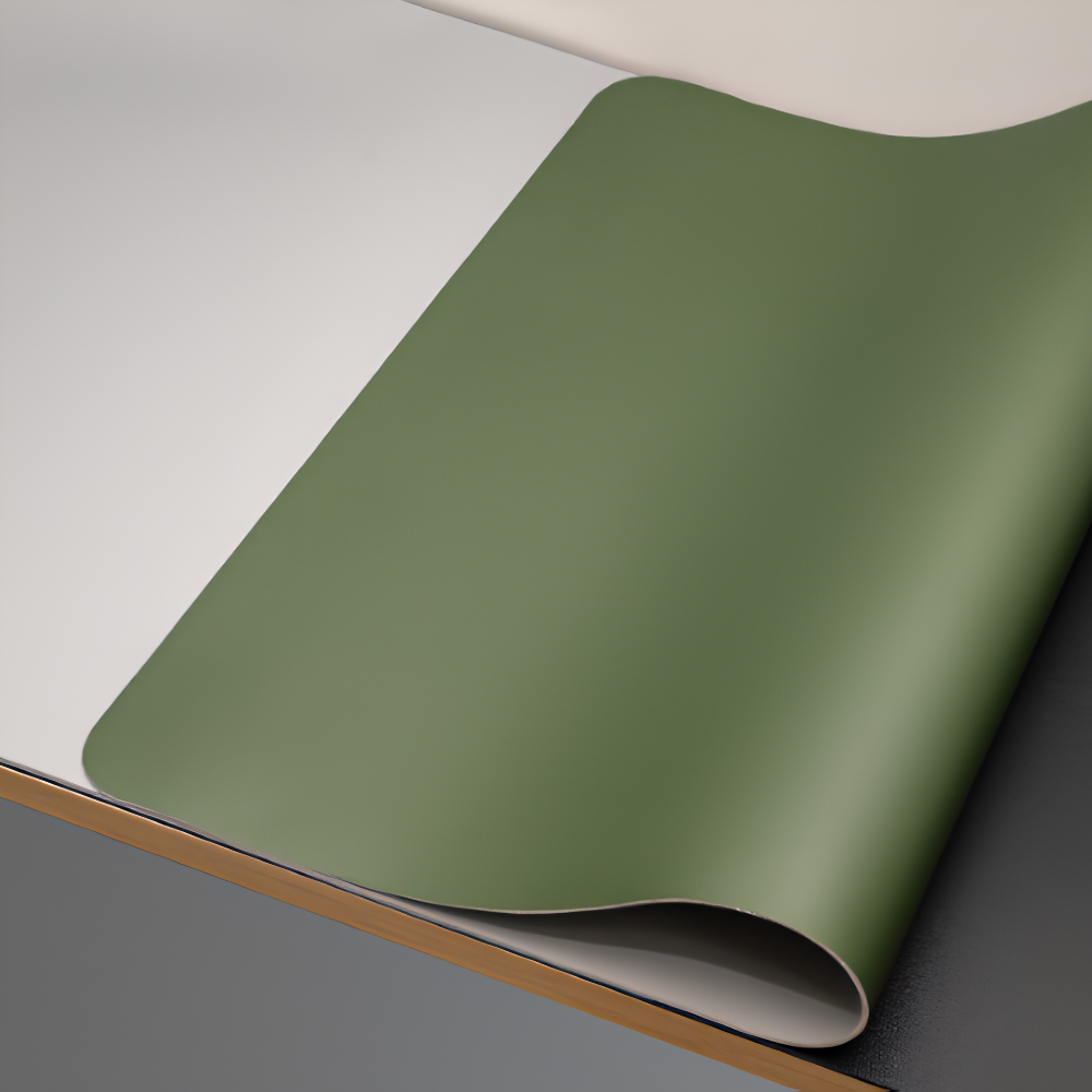 Reversible Schreibtischunterlage PU-Leder – Große Mauspad-Matte mit glatter Oberfläche für Arbeit & Gaming