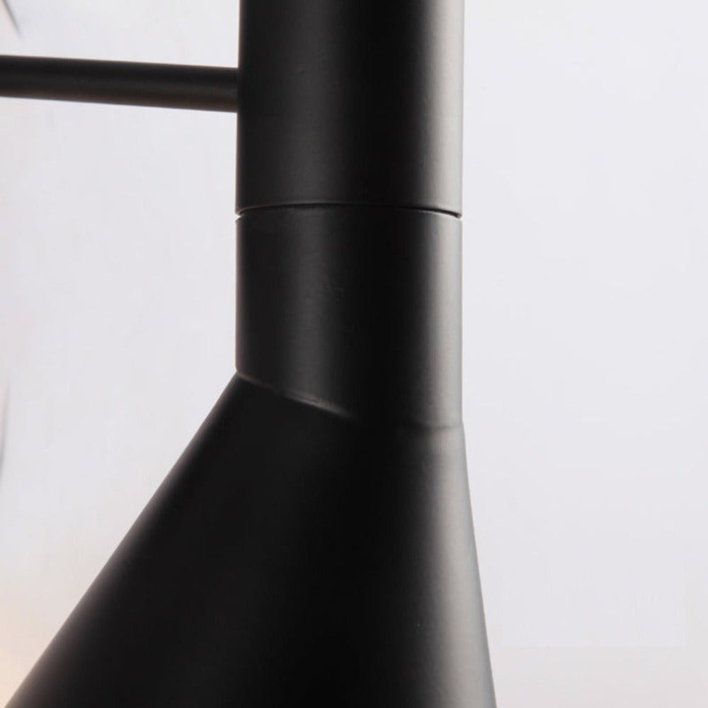 Verstellbare Schwarze LED Wandleuchte für Moderne Wohn- und Essräume