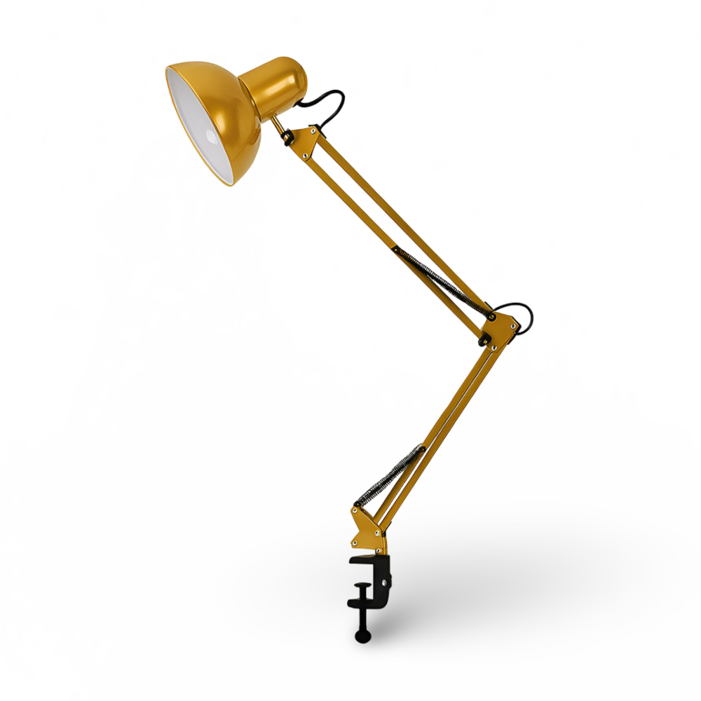 Verstellbare Clip-On Schreibtischlampe mit Langem Arm für den Einsatz zu Hause und im Büro