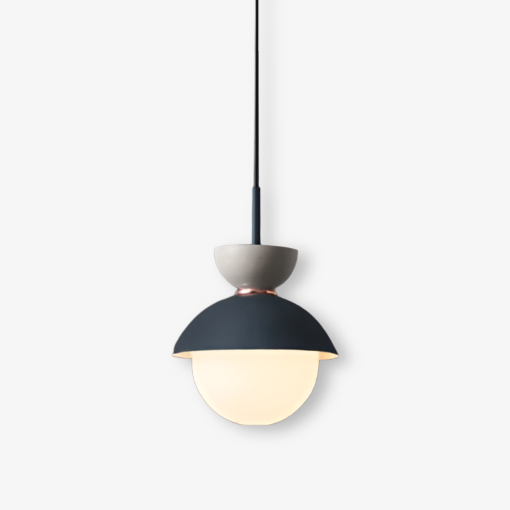 AluGlobe - Moderne Aluminium Makaron Deckenleuchte