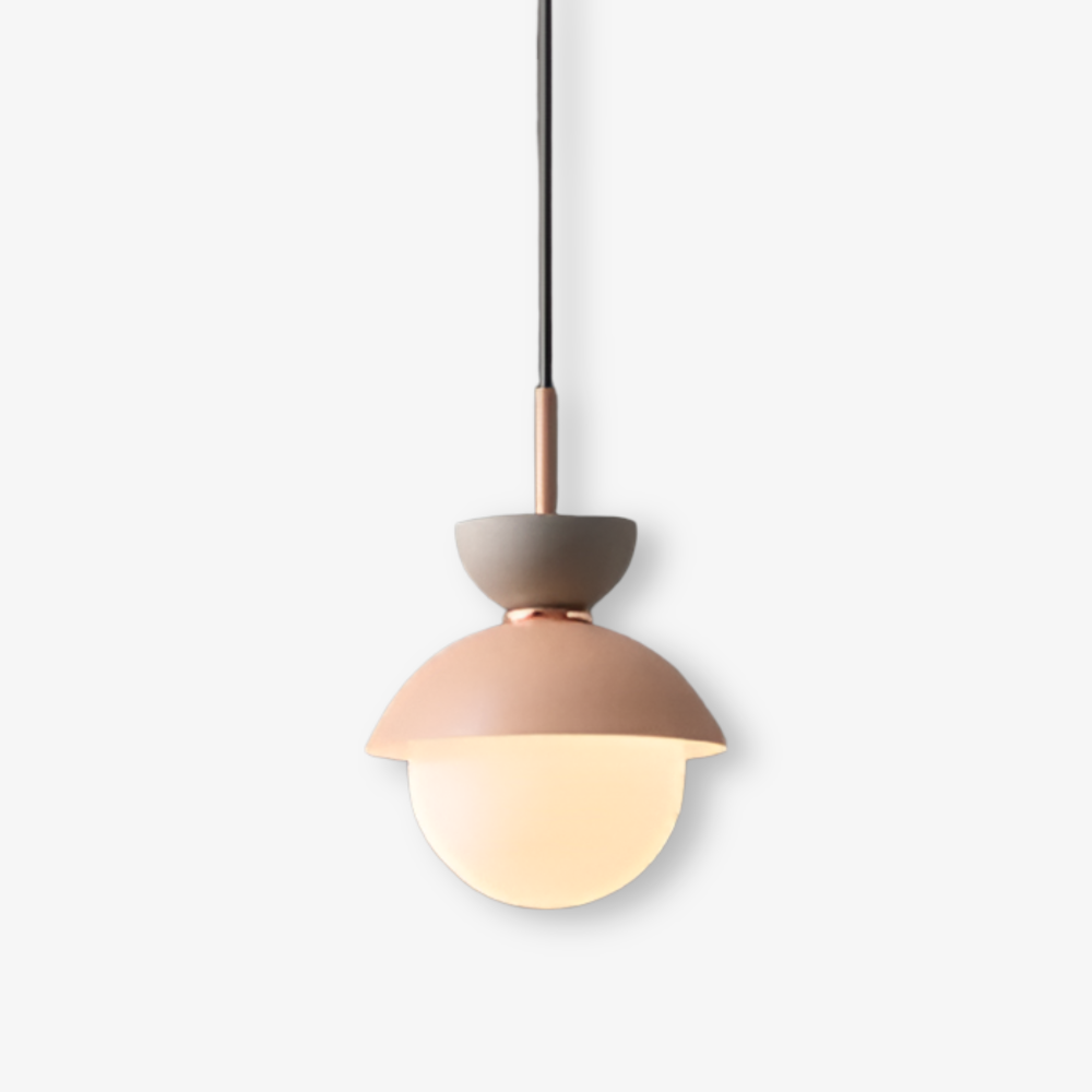 AluGlobe - Moderne Aluminium Makaron Deckenleuchte