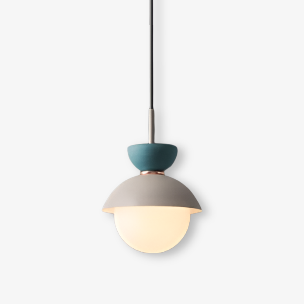 AluGlobe - Moderne Aluminium Makaron Deckenleuchte