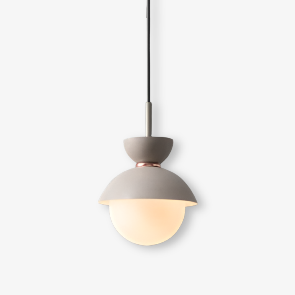 AluGlobe - Moderne Aluminium Makaron Deckenleuchte