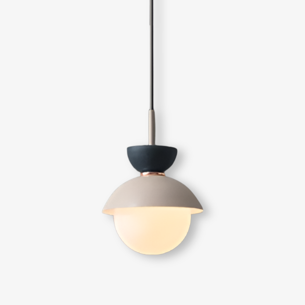 AluGlobe - Moderne Aluminium Makaron Deckenleuchte