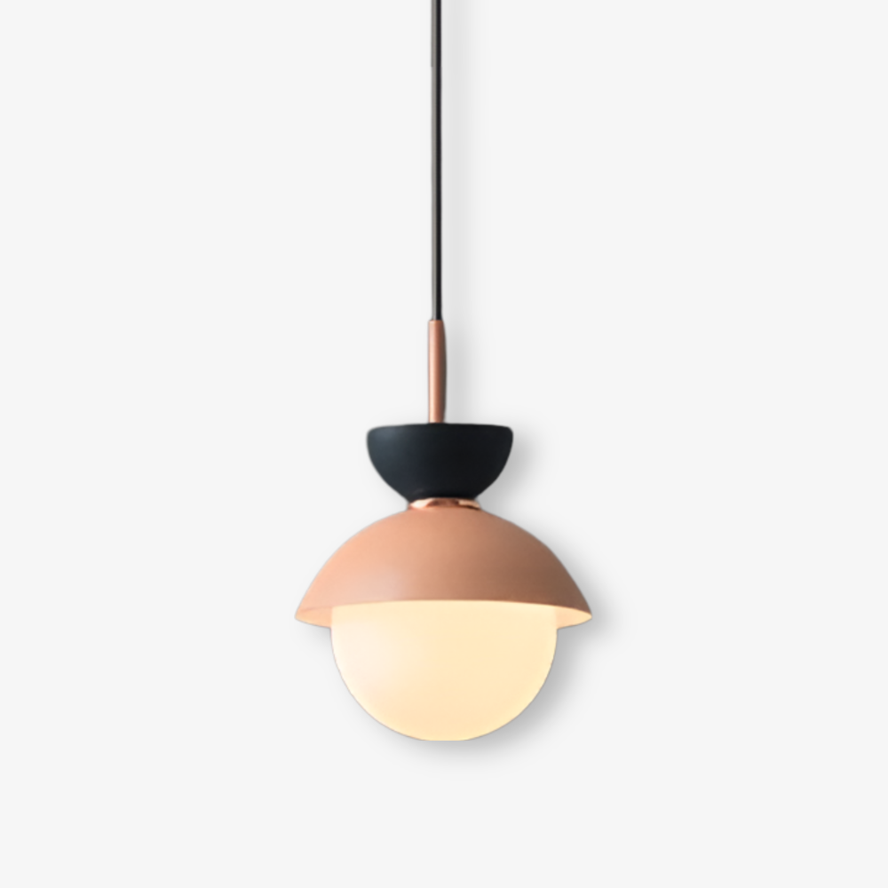 AluGlobe - Moderne Aluminium Makaron Deckenleuchte