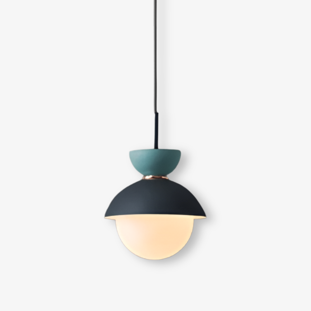 AluGlobe - Moderne Aluminium Makaron Deckenleuchte