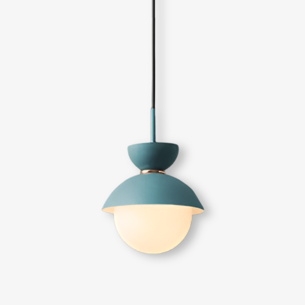 AluGlobe - Moderne Aluminium Makaron Deckenleuchte