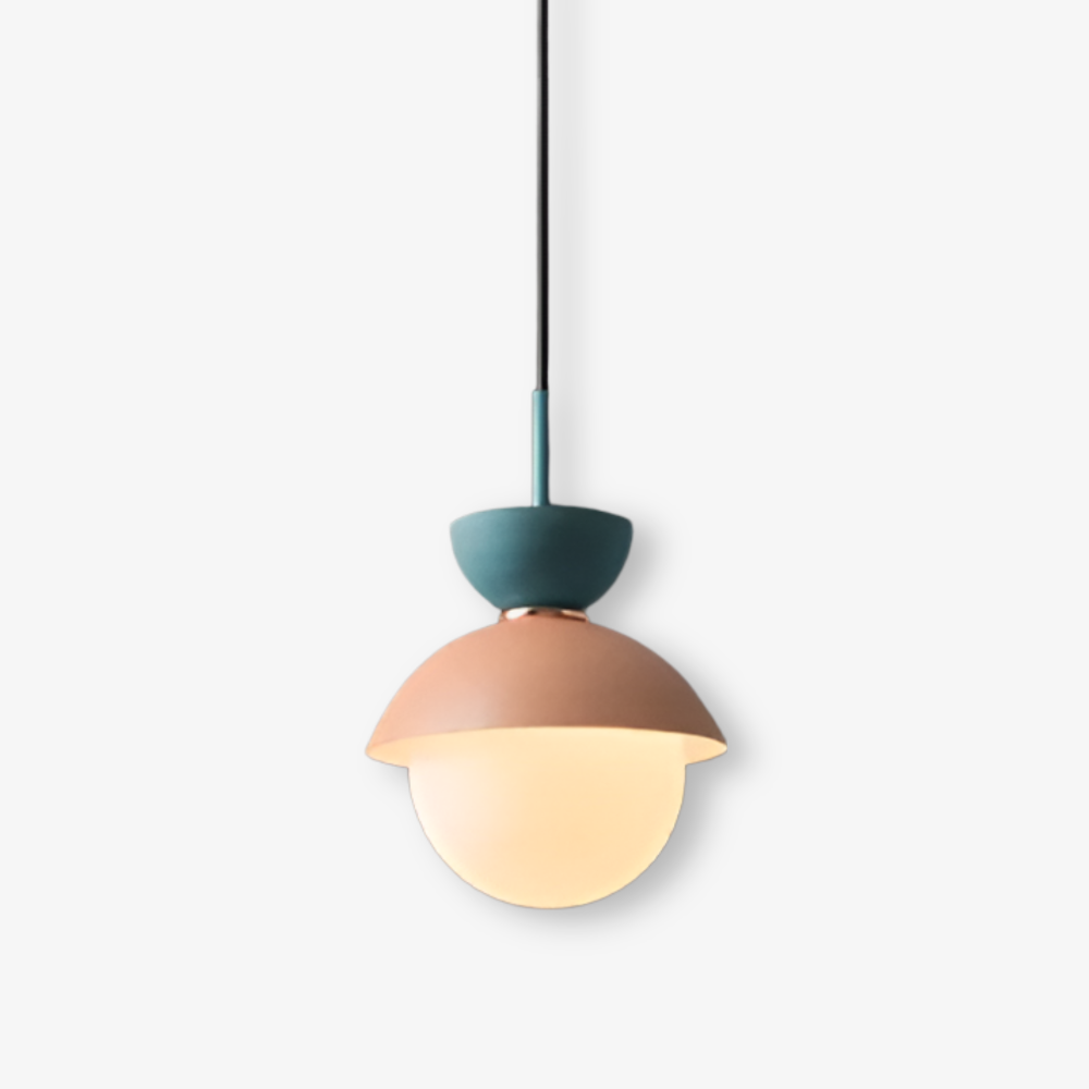 AluGlobe - Moderne Aluminium Makaron Deckenleuchte