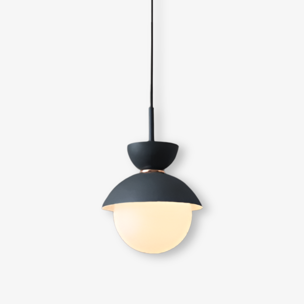 AluGlobe - Moderne Aluminium Makaron Deckenleuchte