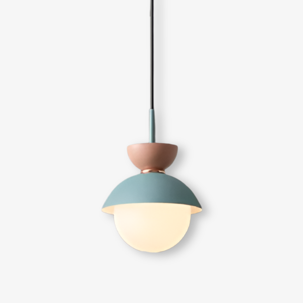 AluGlobe - Moderne Aluminium Makaron Deckenleuchte