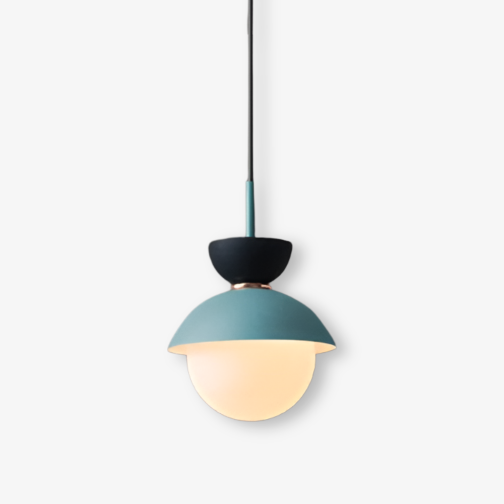 AluGlobe - Moderne Aluminium Makaron Deckenleuchte