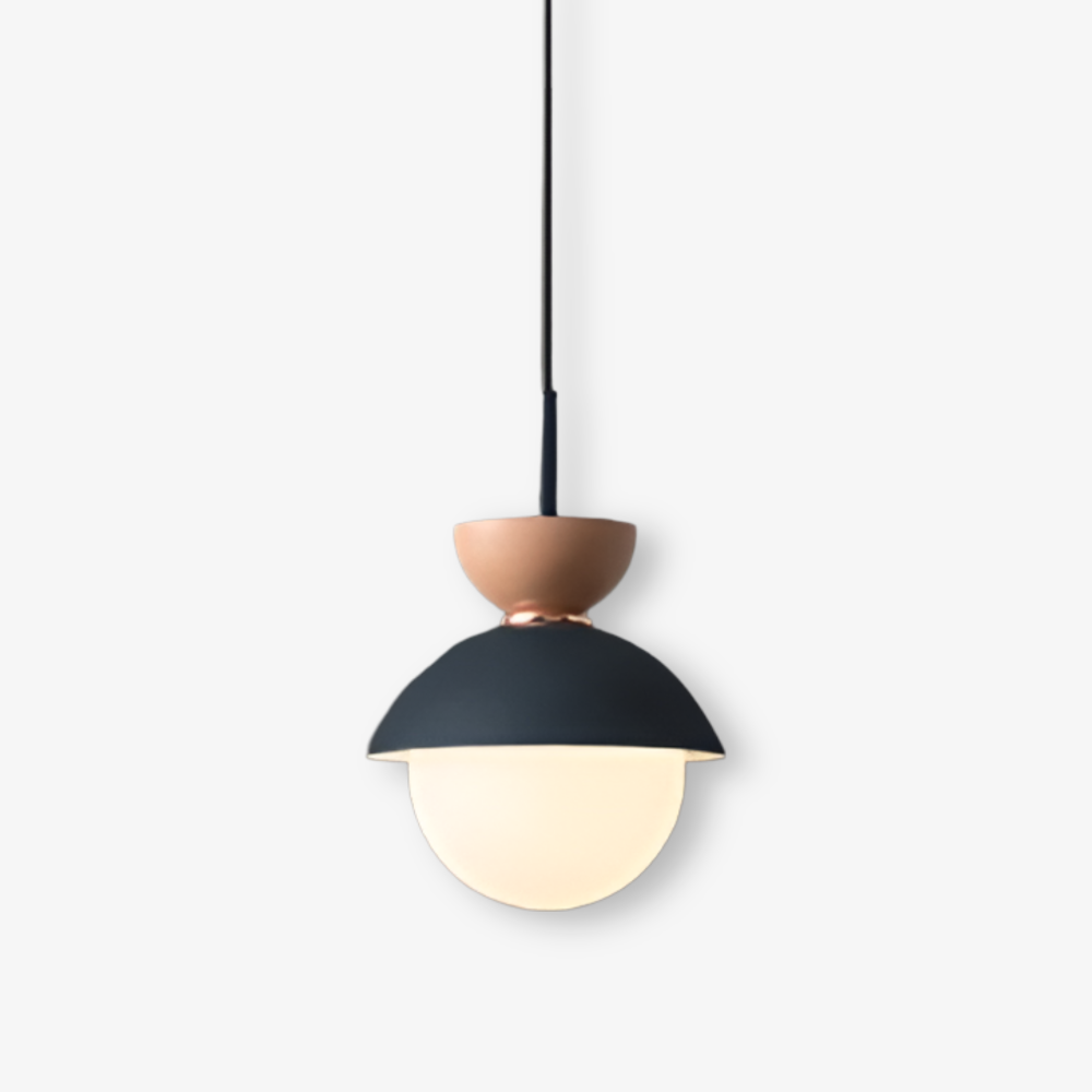 AluGlobe - Moderne Aluminium Makaron Deckenleuchte