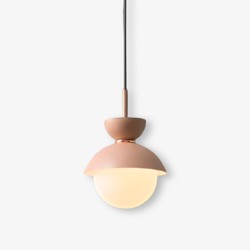 AluGlobe - Moderne Aluminium Makaron Deckenleuchte