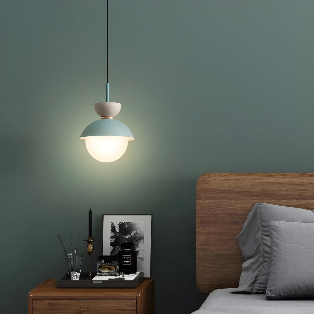 AluGlobe - Moderne Aluminium Makaron Deckenleuchte