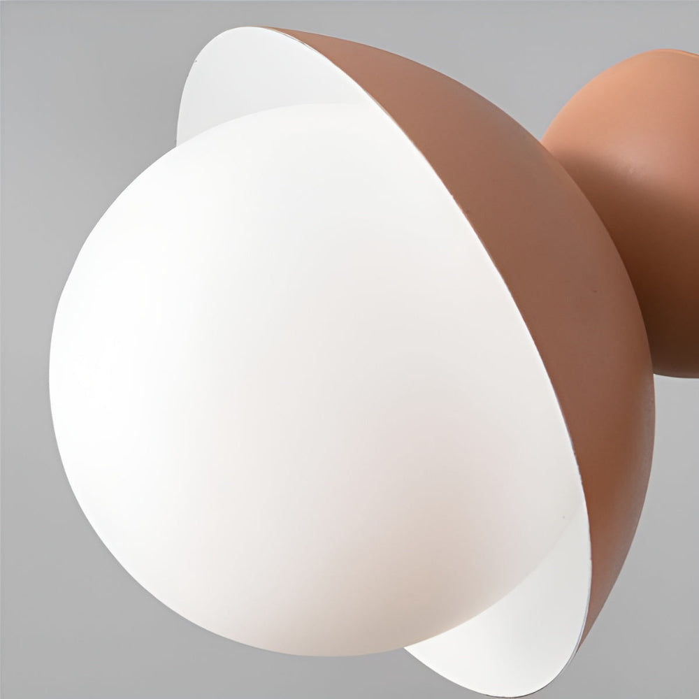 AluGlobe - Moderne Aluminium Makaron Deckenleuchte