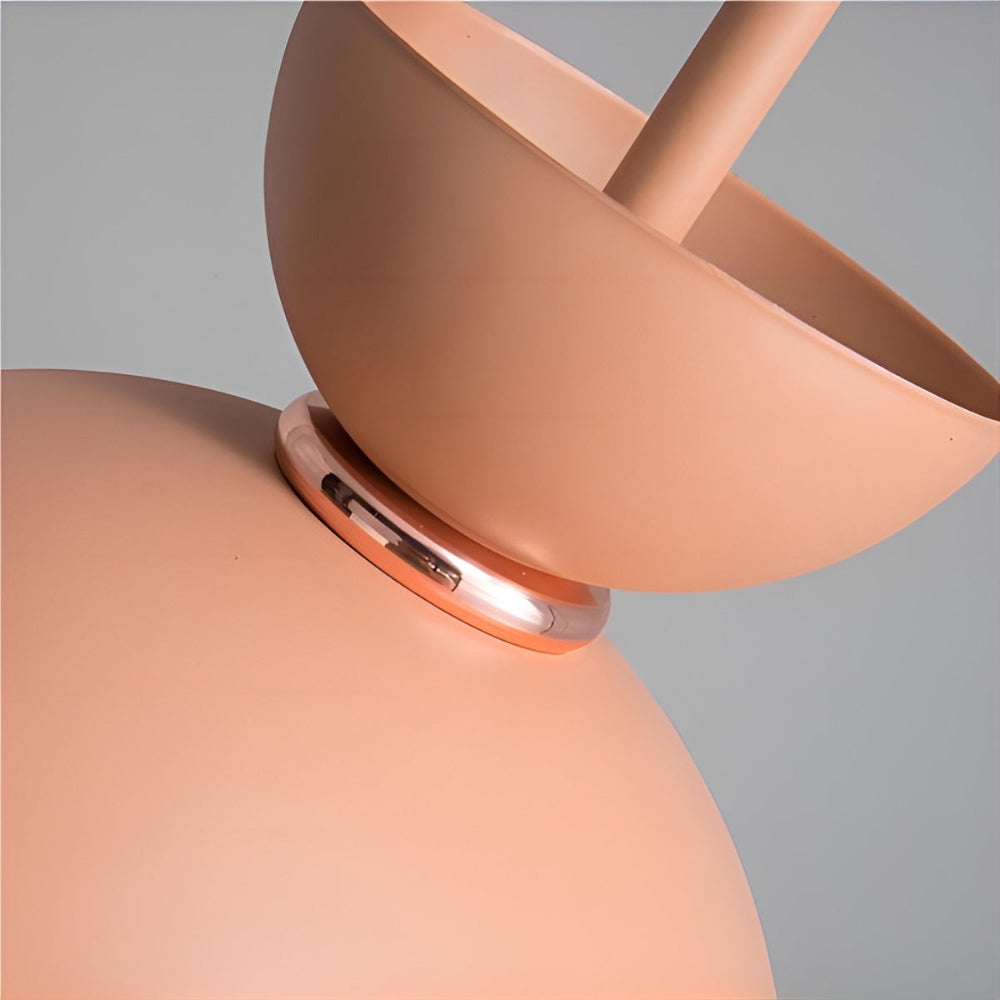 AluGlobe - Moderne Aluminium Makaron Deckenleuchte