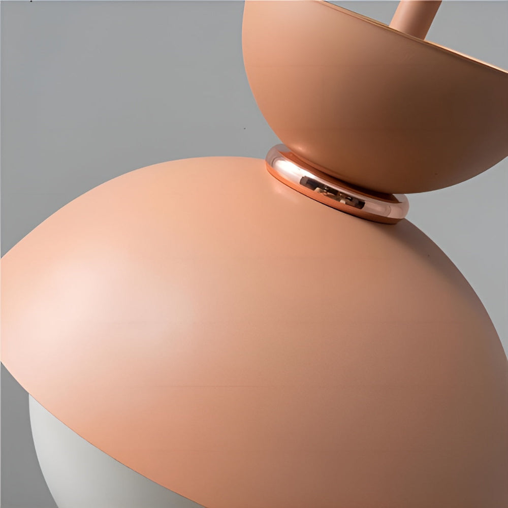 AluGlobe - Moderne Aluminium Makaron Deckenleuchte